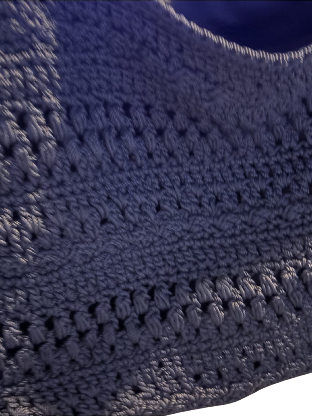 Moncler Navy Blue Quilted Jacket Interior